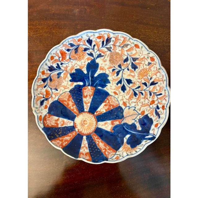 Antique Japanese Imari Plates, 1860, Set of 2 For Sale - Image 9 of 11