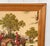 Vintage English Traditional Equestrian Fox Hunt 3d Textile & Oak Wall Art For Sale - Image 6 of 9