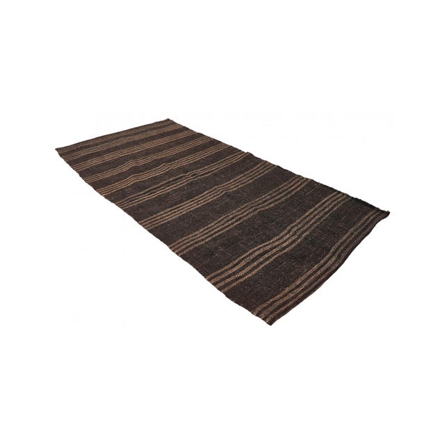 Vintage handwoven decorative kilim rug from Afyon region of Turkey. Approximately 50-60 years old. In very good condition....