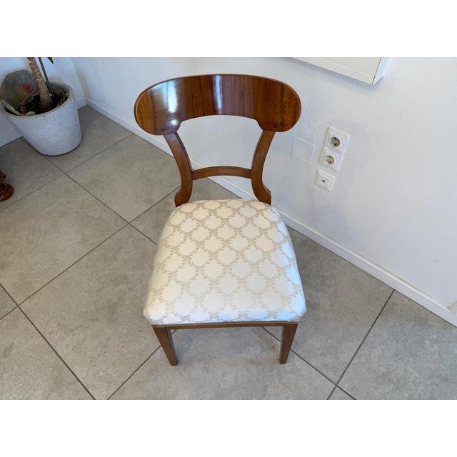 Biedermeier Chair in Walnut For Sale - Image 7 of 13