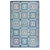 Vintage Swedish Flat Weave Rug “The Girls in the Window” Designed by Edna Martin For Sale