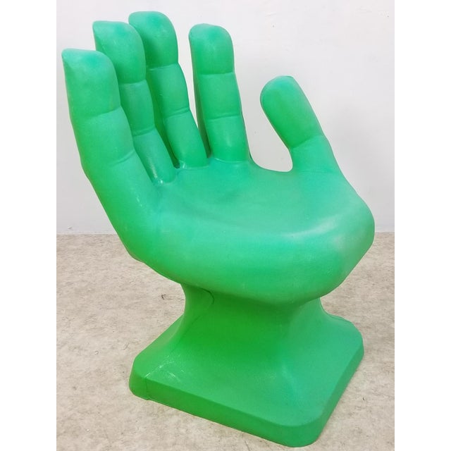 1960s RmiI Green Plastic Hand Chair Chairish