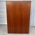 Brown Mid Century Style Walnut Lateral Filing Cabinet For Sale - Image 8 of 9