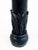 Vintage Ebonized Carved Ram's Head Bergère Chairs, Pair For Sale - Image 14 of 16