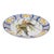 Late 19th Century C1890 French Faience Delftware Polychrome Charger With Parrot Motif Tin Glazed Earthenware Shallow Bowl Wall Decor Plate For Sale - Image 5 of 8