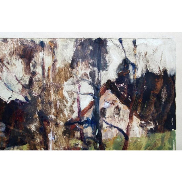 1970s Edgars Vinters, Late Autumn, 1972, Monotype For Sale - Image 5 of 7