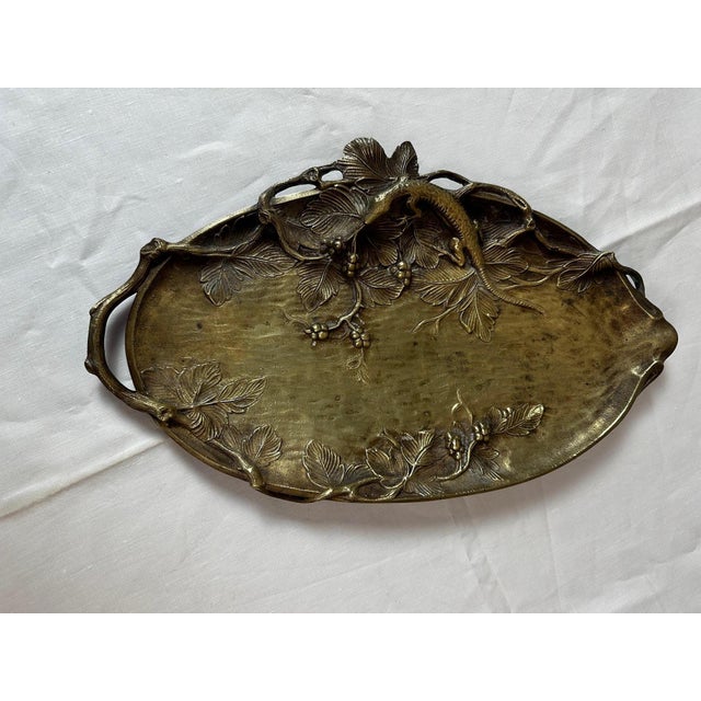 Antique Art Nouveau Trinket Tray, 1890s For Sale - Image 6 of 11