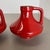 Red-Glaze Fat Lava UFO Vases from Jopeko, Germany, 1970s, Set of 2 For Sale - Image 10 of 18
