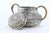 Rounded Silver Sugar Bowl with Reliefs, Monogram Card and Coated Handles For Sale - Image 4 of 8