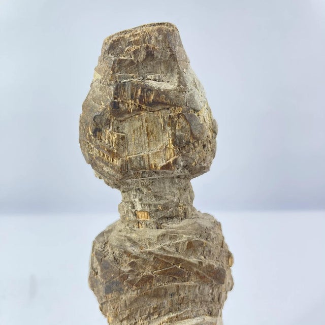 Early 20th Century Bakongo Wooden Figure on Custom Stand For Sale - Image 4 of 6