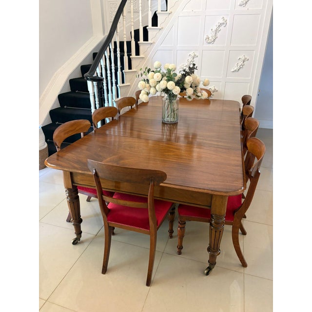 Antique Regency Figured Mahogany 10 Seater Extending Dining Table, 1835 For Sale - Image 14 of 14