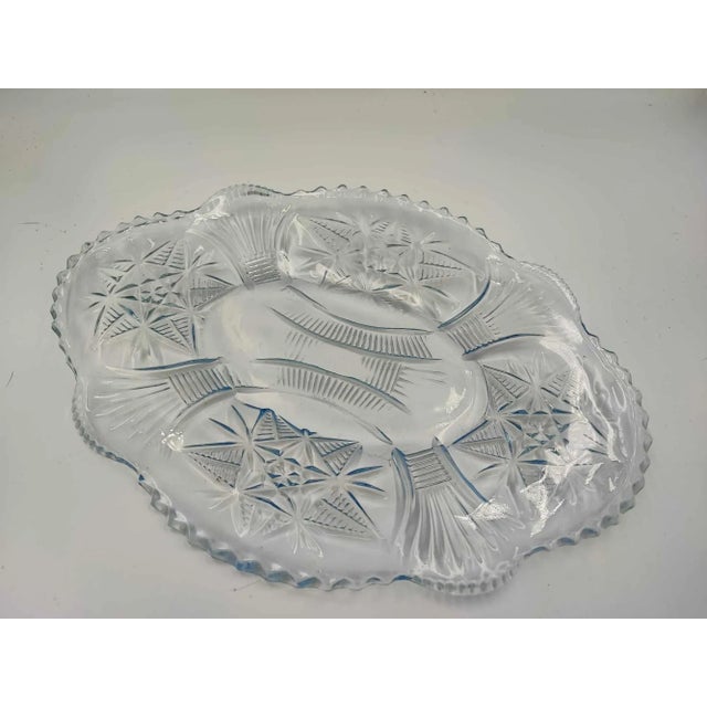 1970s Light Blue Glass Bowl from Ząbkowice Steelworks, 1970s For Sale - Image 5 of 6