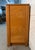 Mid 20th Century Vintage Modern Solid Oak & Woven Rattan Bar Cabinet For Sale - Image 5 of 15