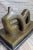 Abstract Henry Moore Bronze Metal Statue Sculpture Figure Decor on Marble Base For Sale - Image 9 of 10
