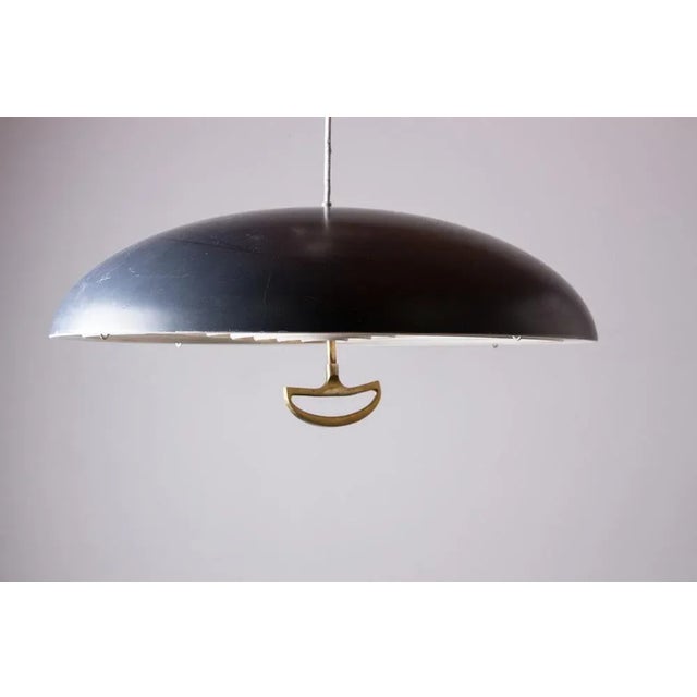 Large Danish Metal California Suspension Light by Vilhem Wolhert & Jorgen Bo for Poulsen, 1960s For Sale - Image 6 of 13