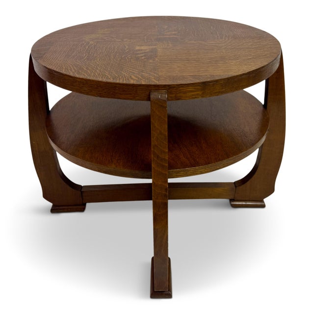 Dutch Art Deco Amsterdam School Coffee Table, 1930s For Sale - Image 11 of 11