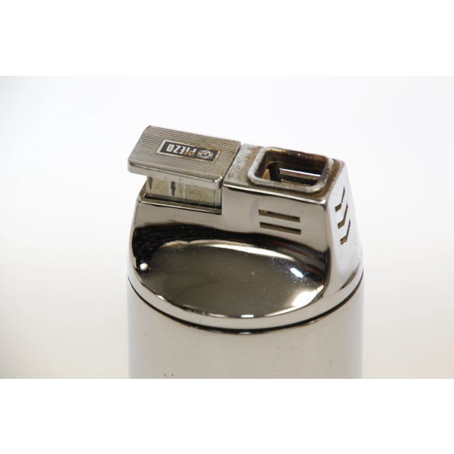 Vintage Postmodern Chrome Table Lighter Kogen Japan, 1970s For Sale - Image 9 of 13
