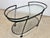 Metal 1960’s Mid Century Modern Oval Outdoor Wrought Iron “Pinecrest” Bar Cart by Russell Woodard For Sale - Image 7 of 10