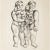 A rare large First Edition period black & white lithograph, print of drawing (1935) by Fernand Léger. Comes from a first...