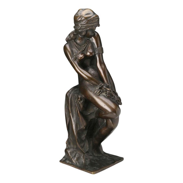 Slave Bronze Sculpture in the style of Giacomo Ginotti For Sale