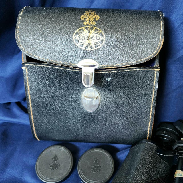 Mid 20th Century Vintage Mid 20th Century Nautical Safari Decor Binoculars by Tasco For Sale - Image 5 of 9