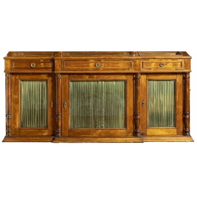 Antique Portuguese Bookcase in Mahogany, 1800s For Sale - Image 4 of 6