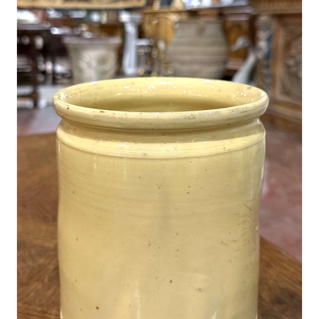 Simple and wonderfully rustic, this antique glazed terracotta pot brings authentic Provençal character to a kitchen or...