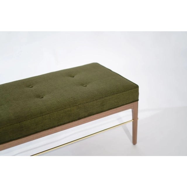 Linear Bench in Natural Walnut Series 48 by Stamford Modern For Sale - Image 12 of 12