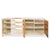 A warm interplay of material and form defines the Wüd Red and White Media Console, where organic wood grain meets a clean...
