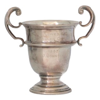 1963 English Silver-Plate Golf Trophy For Sale