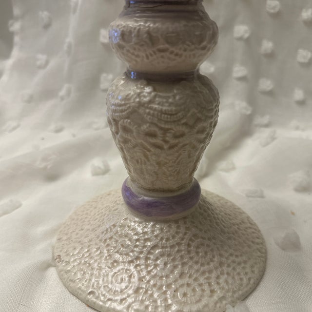 1960s Vintage Embossed Vase For Sale - Image 5 of 7