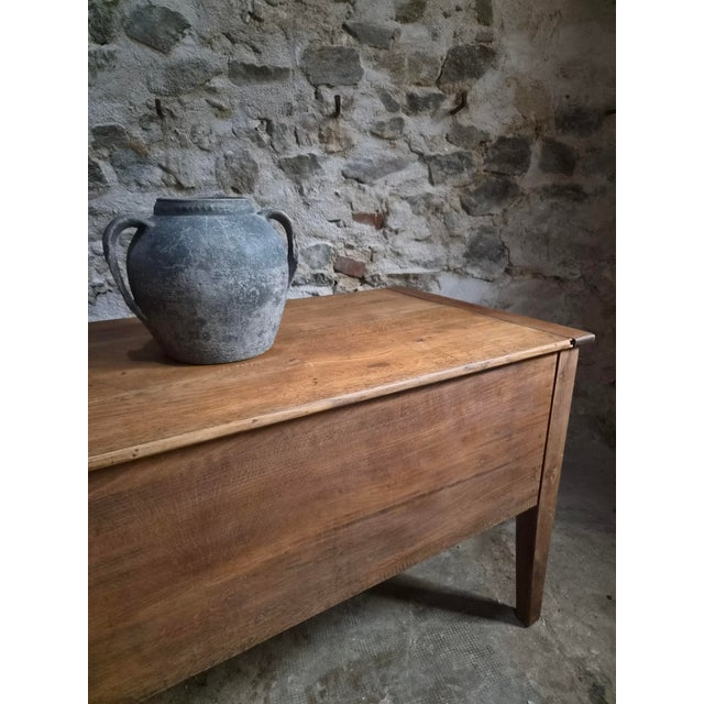 Antique 19th Century French Oak Flour Chest For Sale - Image 11 of 18