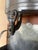 French Antique Pewter Lavabo on Handmade Antique Oak Panel, 18th Century For Sale - Image 3 of 15