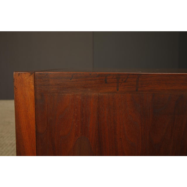 Vintage Mid-Century Brutalist Style End Table Wood Cabinet by Lane For Sale - Image 13 of 18