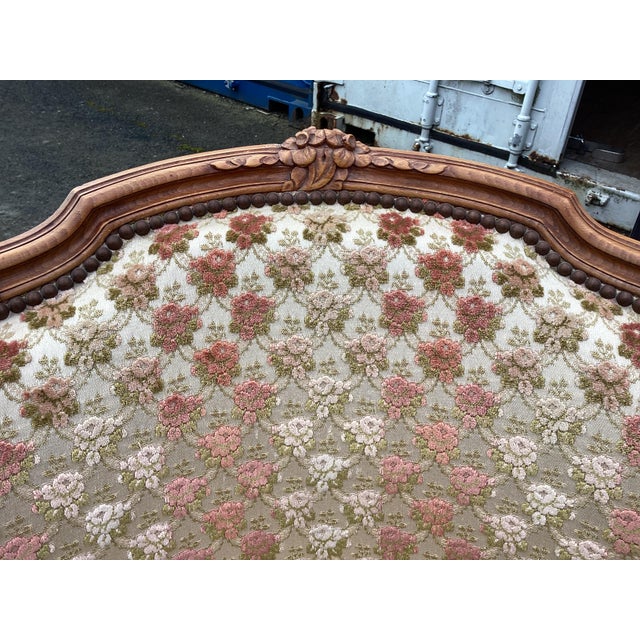 1950s French Vintage Salon Set W/Velvet Upholstery For Sale - Image 5 of 13