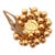 1990s Vintage Chiampesan 18k Yellow Gold Beaded Earrings - Set of 2 For Sale - Image 9 of 9