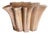 Sculptural Solid Teak Wood Table With Natural Grain & Bleached Finish For Sale