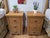 Vintage Bedside Tables in Oak, Set of 2 For Sale - Image 5 of 18