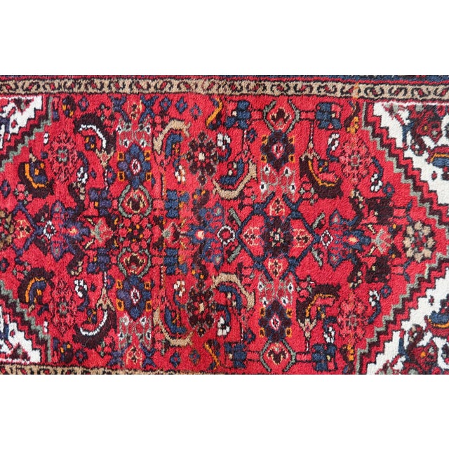 1970s, Handmade Vintage Persian Hamadan Rug 3.3' X 4.6' For Sale - Image 11 of 14