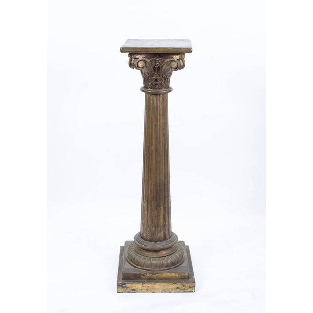 Victorian Corinthian Column Pedestals, Set of 2 For Sale - Image 4 of 10