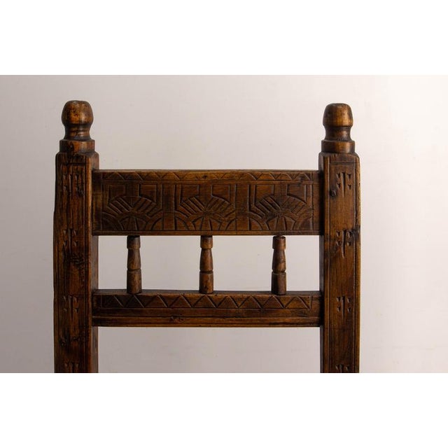 Spanish Side Chairs in Pine, 1800s, Set of 2 For Sale - Image 6 of 11