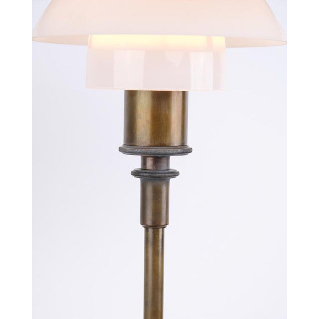 Table Lamp in Burnished Brass by Poul Henningsen for Louis Poulsen, 1930s For Sale - Image 3 of 10
