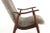 Contemporary Vintage Brown Lounge Chair For Sale - Image 3 of 15