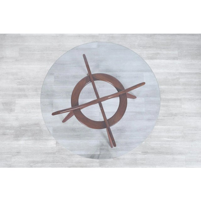 Wood Mid-Century Modern Walnut Dining Table by Adrian Pearsall for Craft Associates For Sale - Image 7 of 13