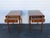 Wood Wellington Hall Mahogany Inlay Drop Leaf Mahogany Side End Tables a Pair 6567 For Sale - Image 7 of 17