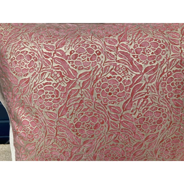 Not Yet Made - Made To Order Contemporary Fortuny Pillow For Sale - Image 5 of 7
