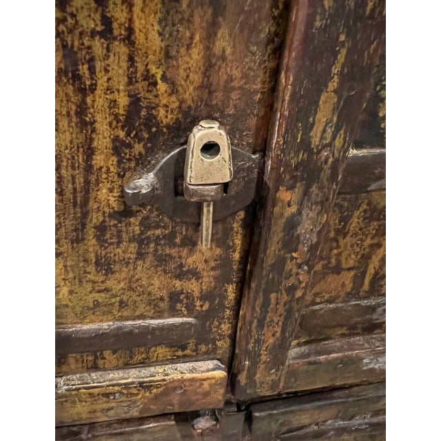 Indian 19th Century Indian Grain Storage Cabinet For Sale - Image 3 of 10