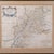 English Antique Framed Gloucestershire Map, English Atlas Engraving, Cartography, c.1700 For Sale - Image 3 of 12