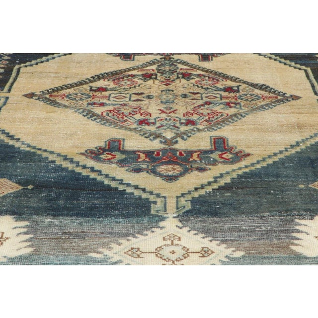 Antique Persian Malayer Runner -03'05 X 22'01 For Sale - Image 4 of 8