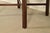 Edward Wormley for Dunbar Mid-Century Modern Walnut X-Base High Back Dining Chairs, Set of Six For Sale - Image 11 of 15